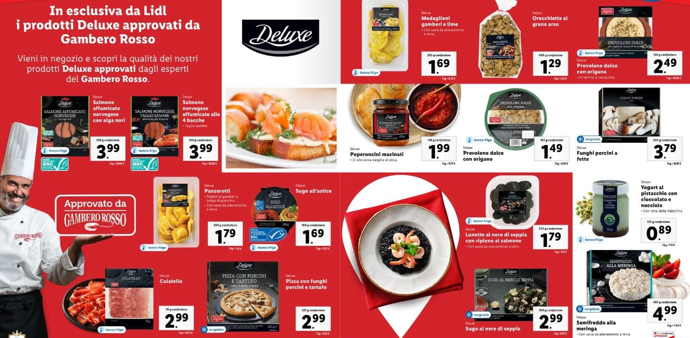 Deluxe offerta lidl