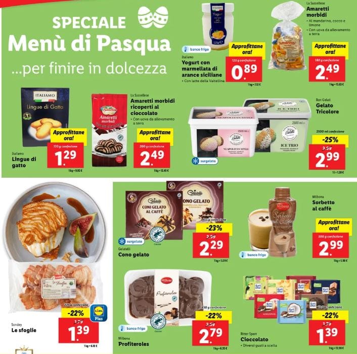 Dolci di Pasqua lidl