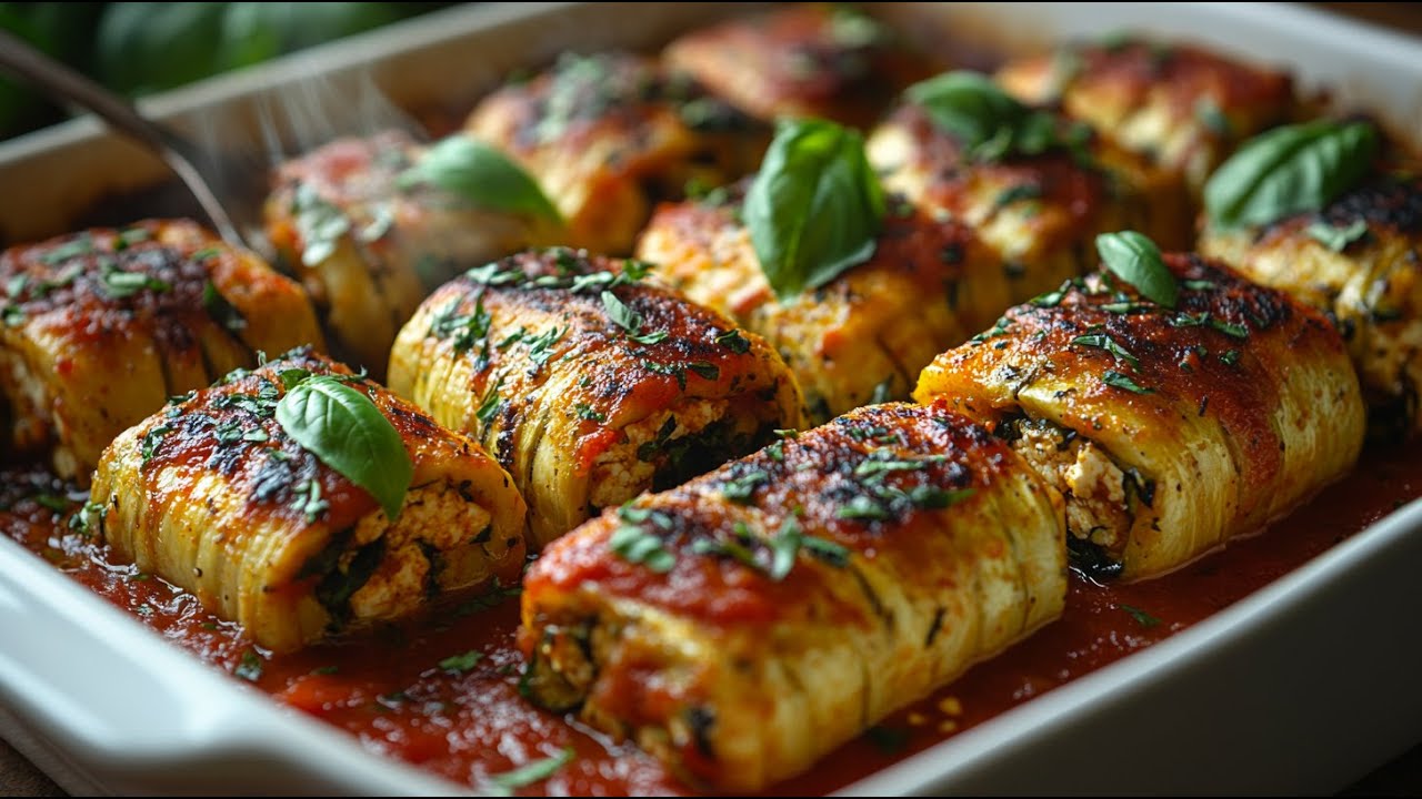 Involtini di zucchine