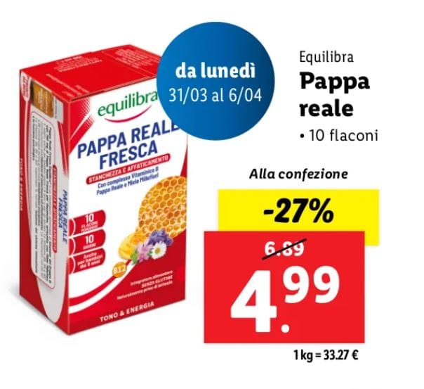 Pappa reale equilibra lidl