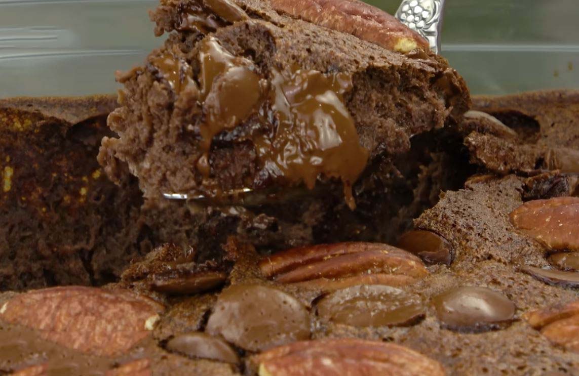 Torta di banane e cioccolato