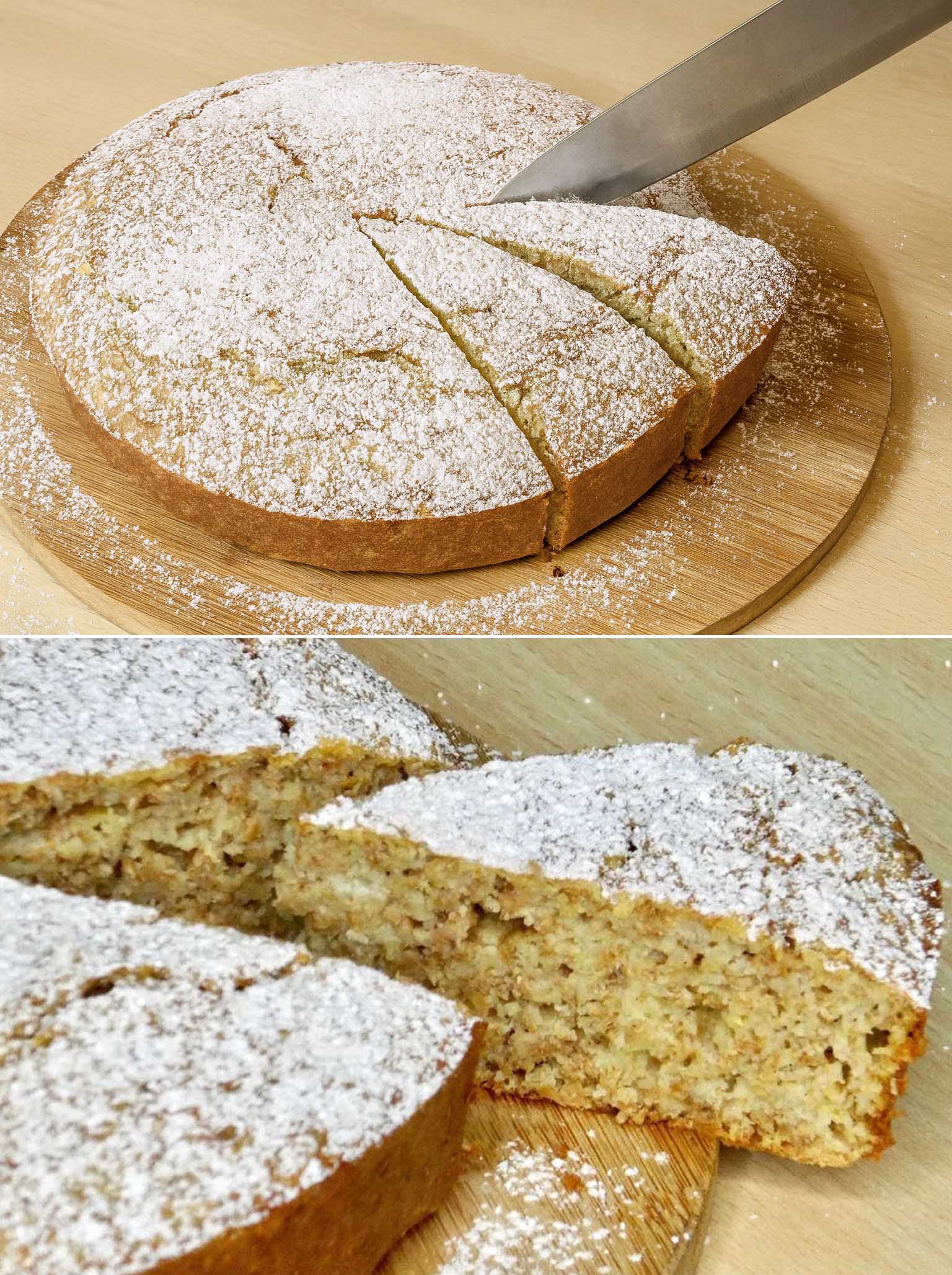 Torta di mele e pere