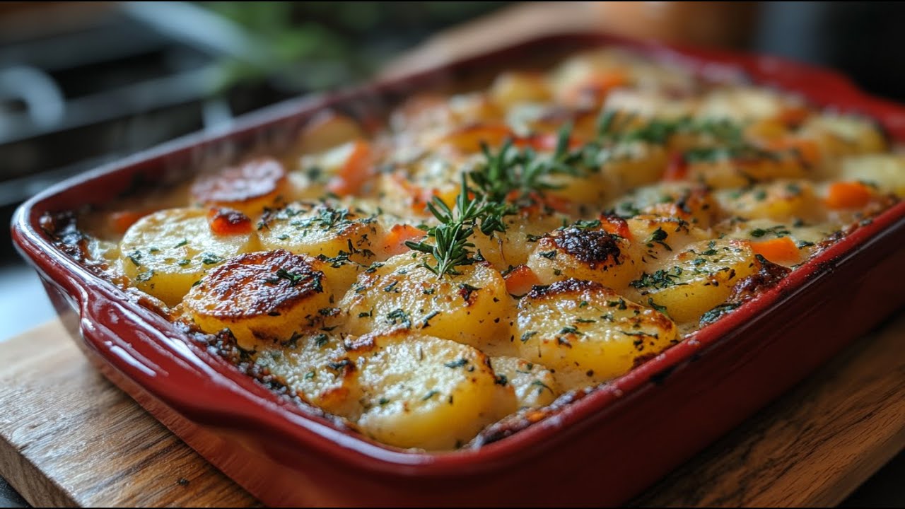 Torta salata di patate e verdure