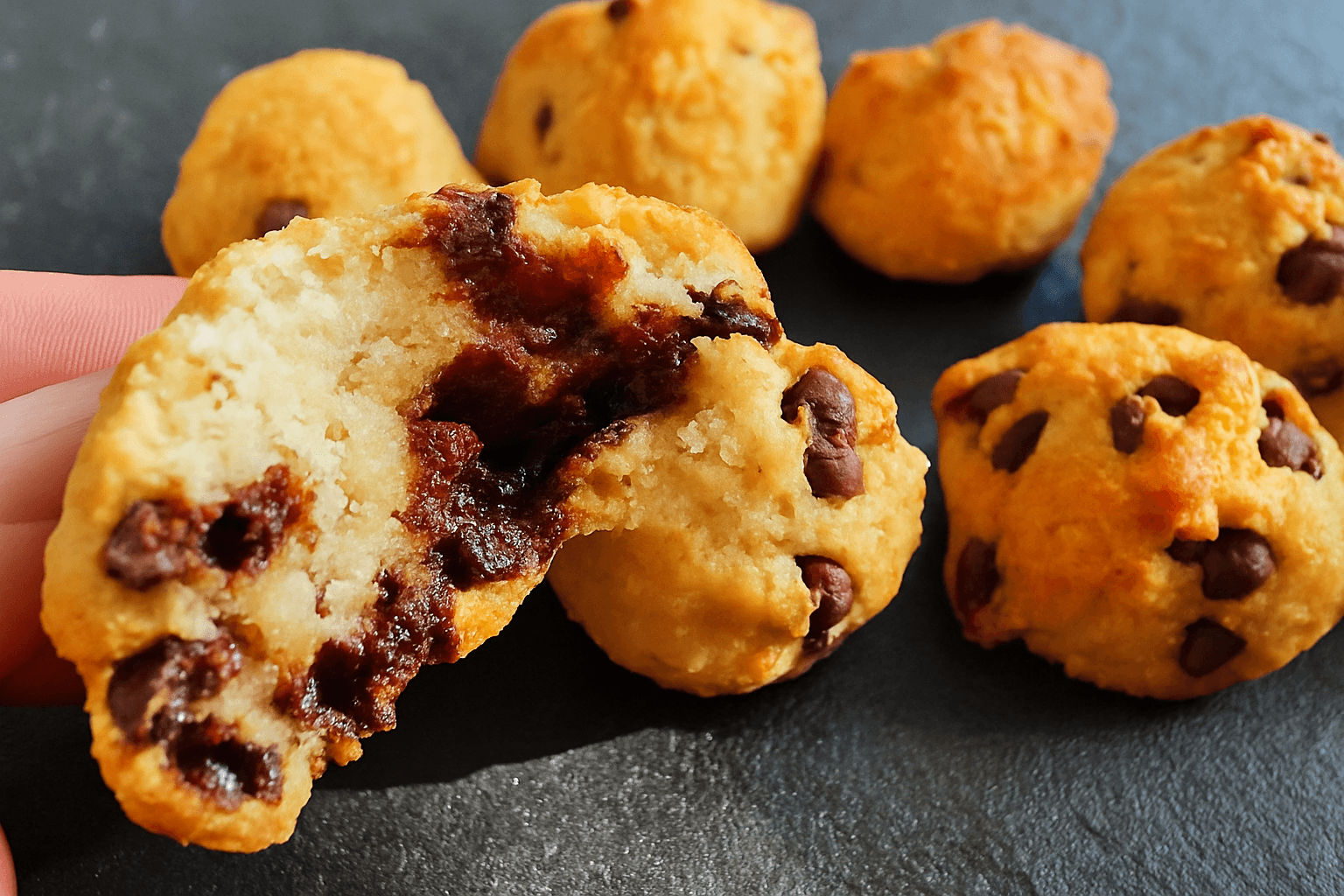 Biscotti allo yogurt e gocce di cioccolato