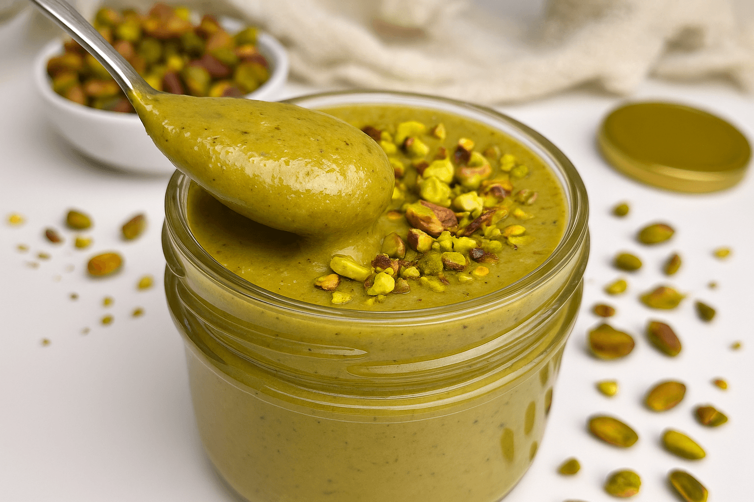 Burro di pistacchi