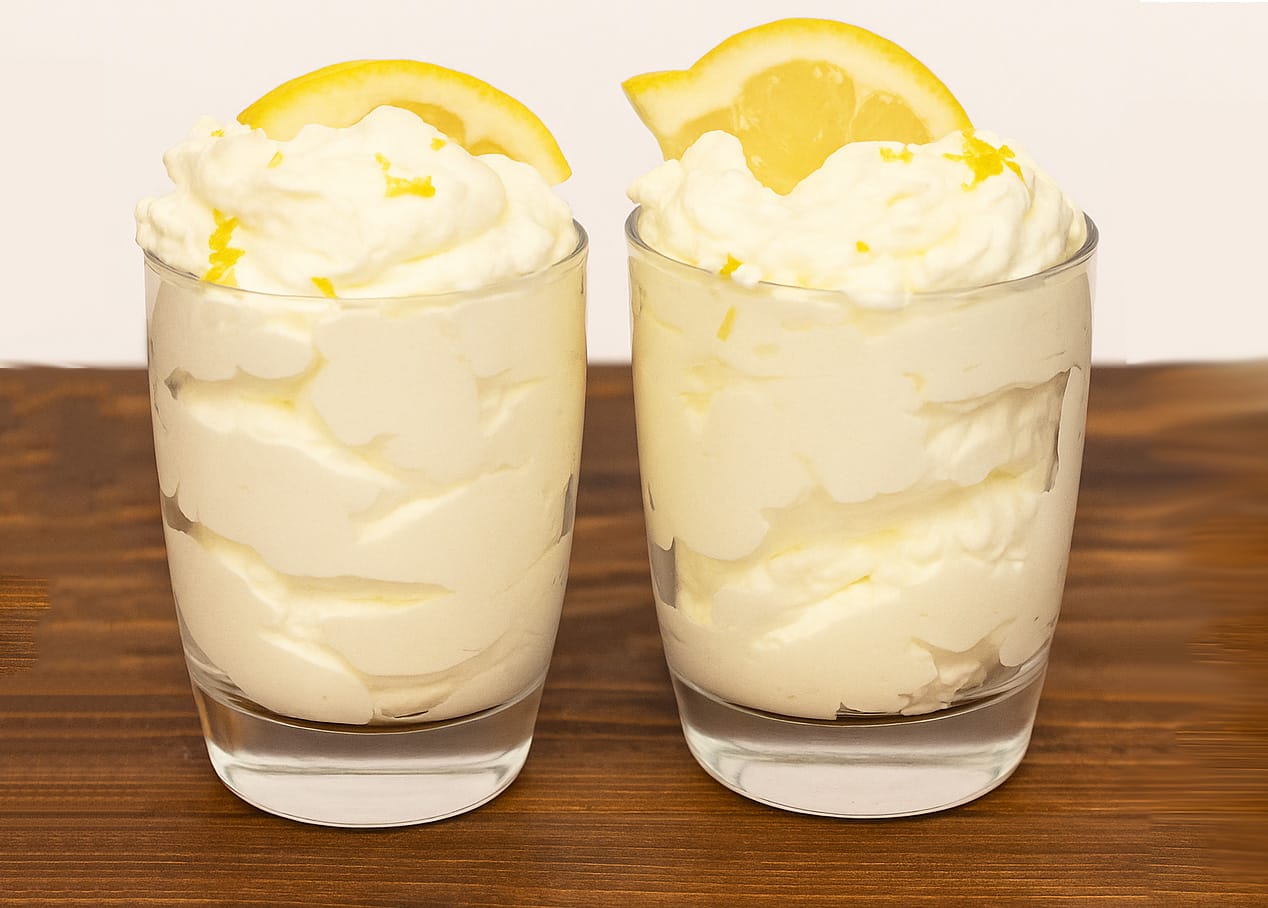 Crema al limone fredda