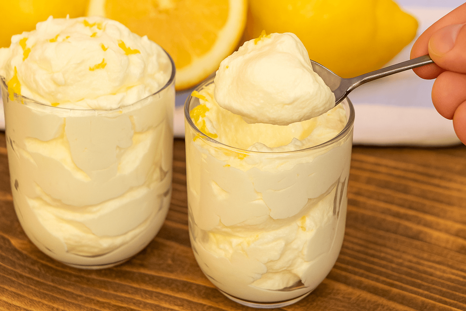 Dessert al limone freddo