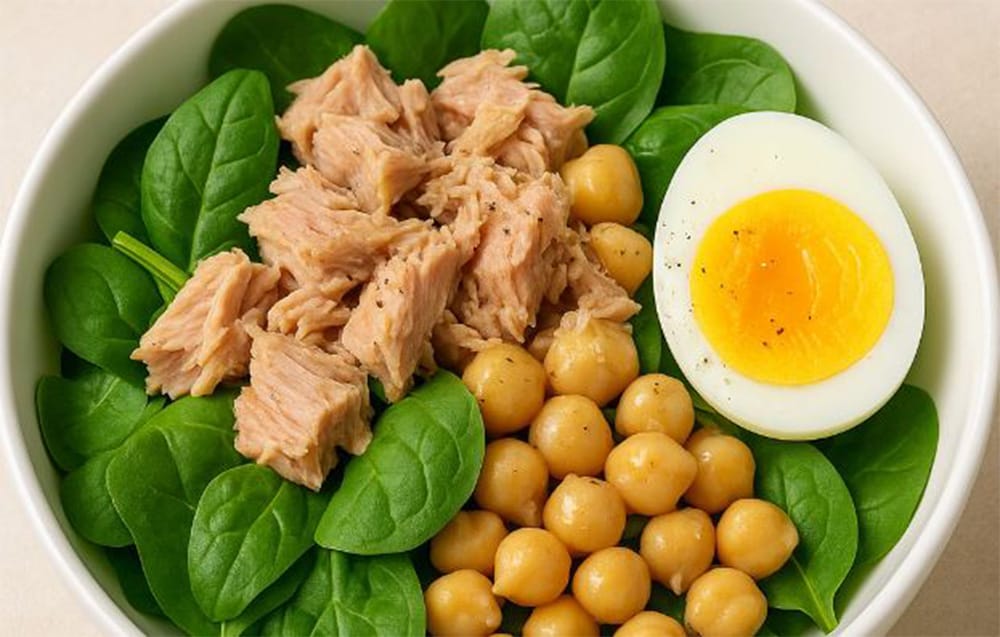 Insalata di tonno e ceci