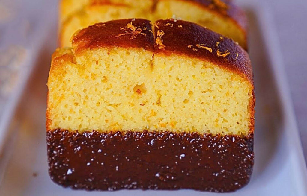 Plumcake allo yogurt e arancia per tutti stamattina, lo inzuppo anche nel cioccolato fuso: solo 145 calorie!