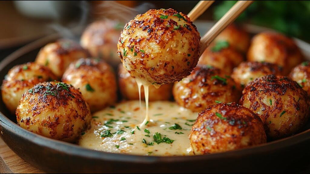 Polpette di ceci: piene di fibre, proteine vegetali e zero farina. Mi basta una porzione la sera e sono sazia, solo 290 Kcal!