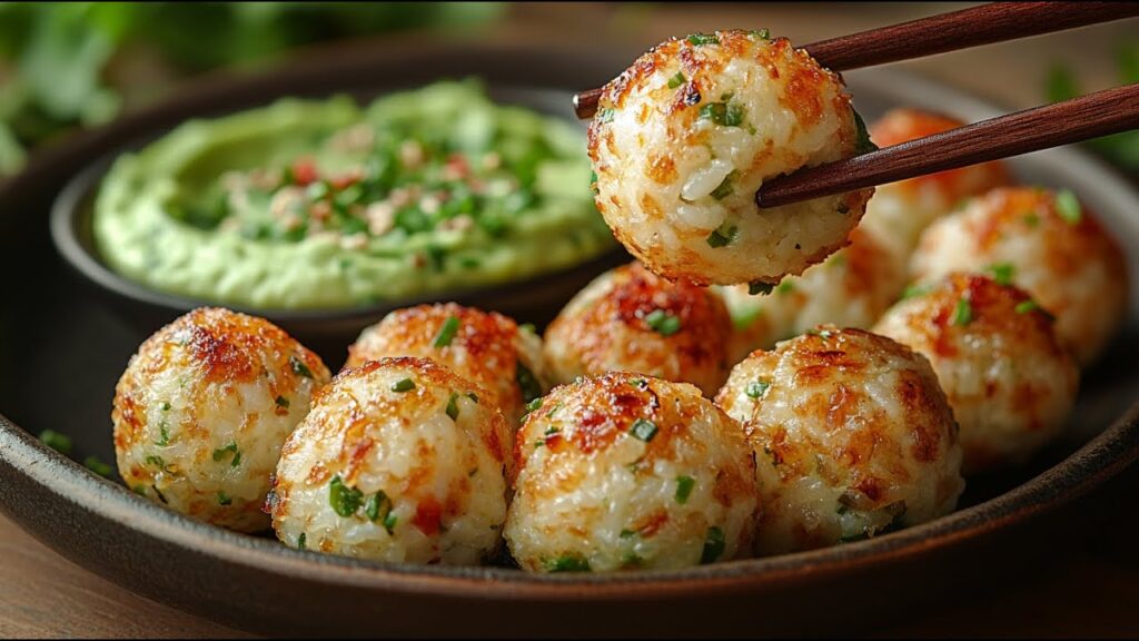 Quando non voglio appesantirmi troppo la sera, mi mangio queste polpette di riso e verdure: sono deliziose. Solo 160 Kcal!