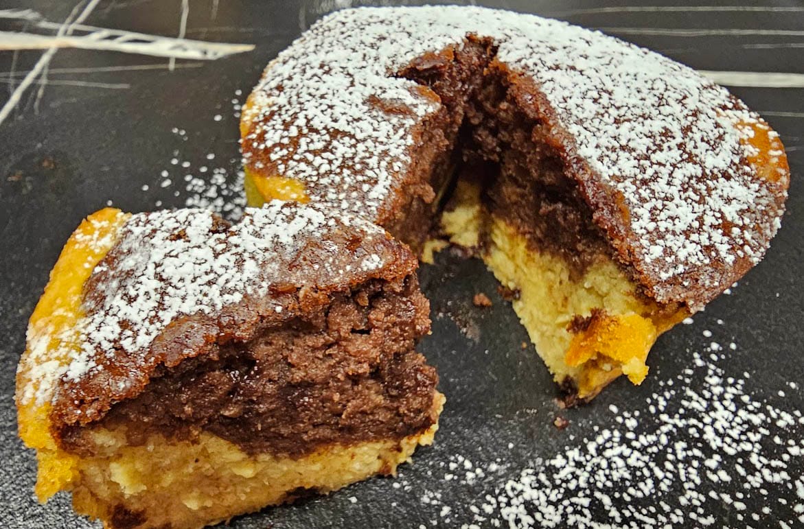 Torta banana e cioccolato