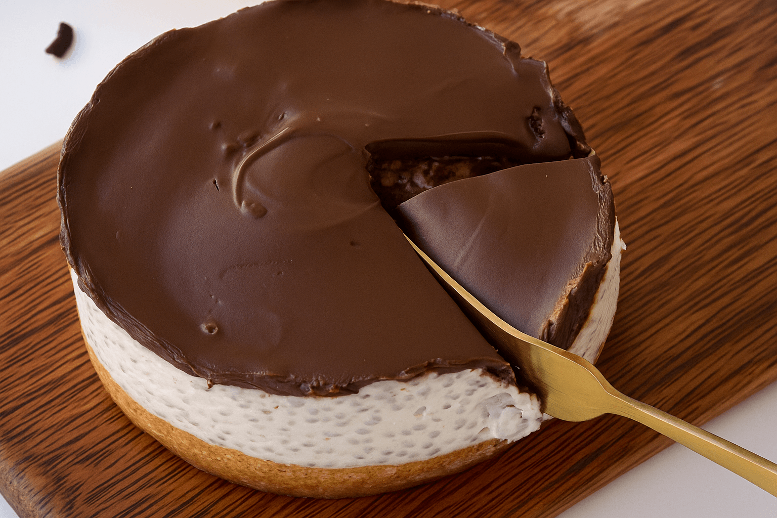 Cheesecake yogurt e semi di chia
