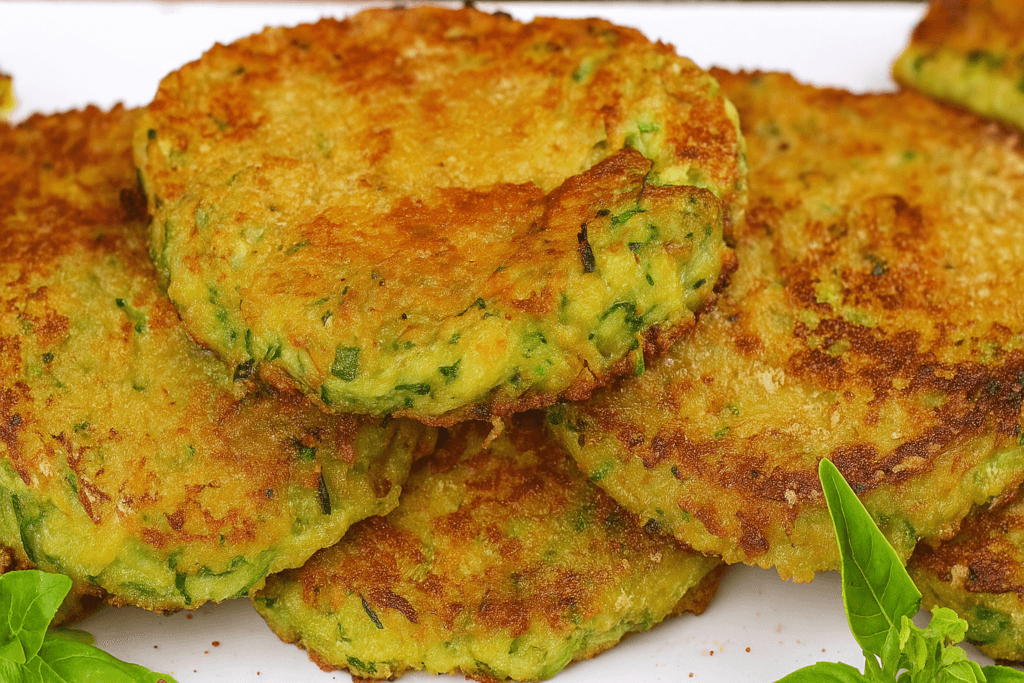 Mentre tutti aspettavano la cena, ho fatto queste cotolette di zucchine e non ne è rimasta nemmeno una: saporite e sazianti come poche. Solo 130 Kcal!