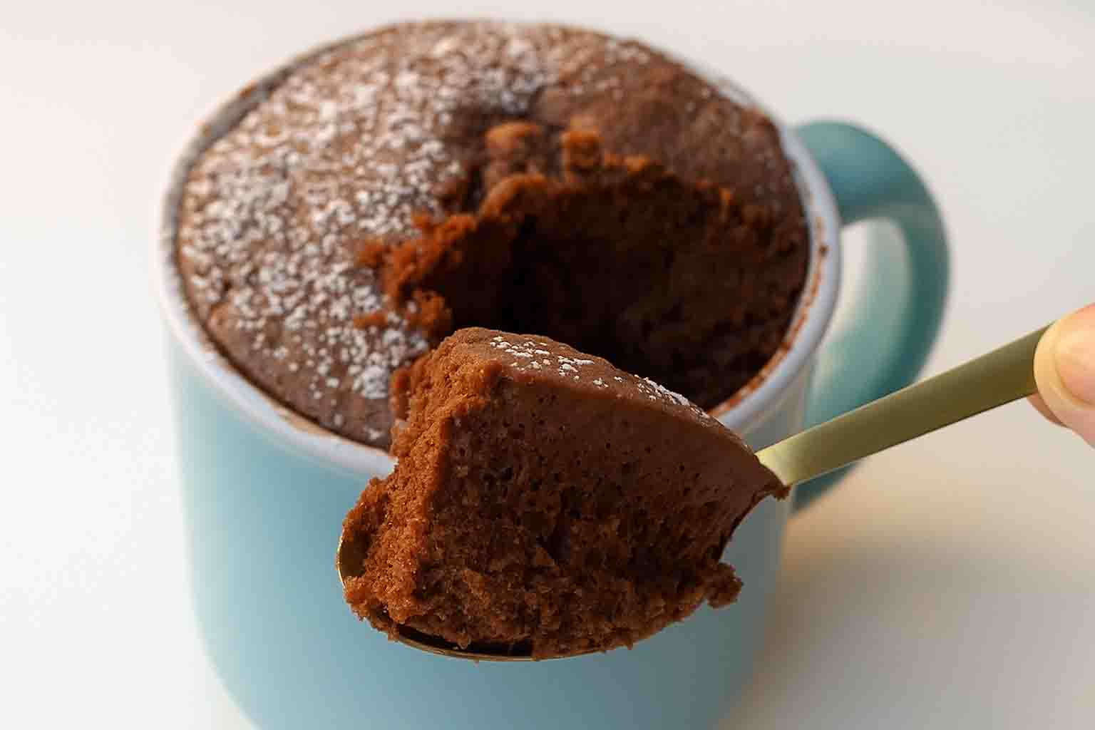 Mug cake al cacao