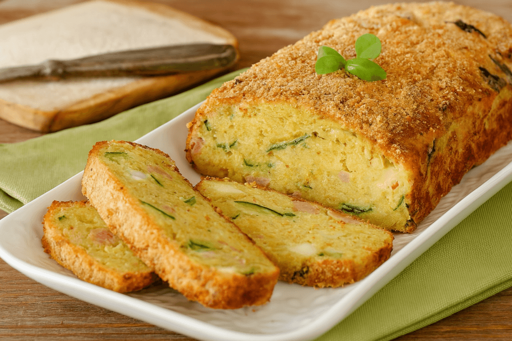 Con questo polpettone di zucchine mi sento sazia e leggera (solo 115 Kcal): ha fibre, proteine e controlla la fame, tutto quello che mi ci voleva!
