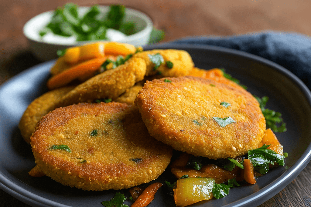 Ne preparo sempre qualcuna in più perché il giorno dopo sono ancora più buone: le mie cotolette di ceci light hanno solo 180 Kcal!