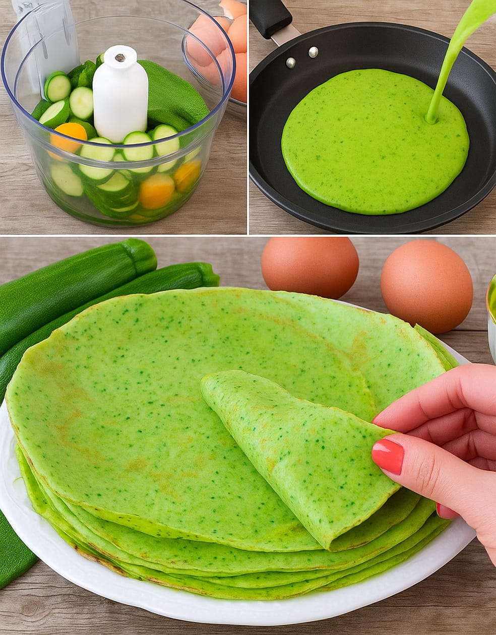 Crepes di zucchine