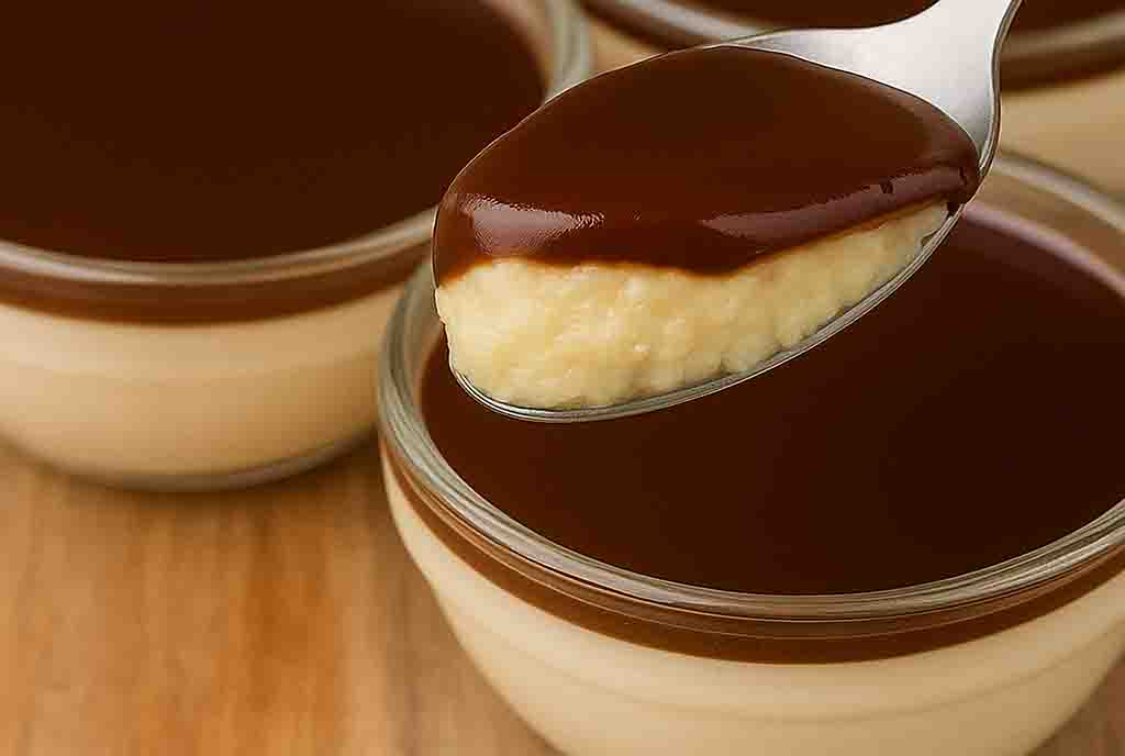 Dessert yogurt, arachidi e cioccolato