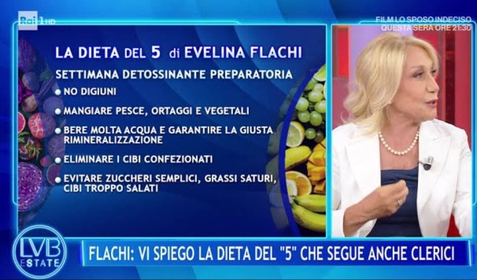 Dieta del 5 di Evelina Flachi