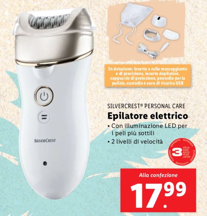Epilatore elettrico Lidl