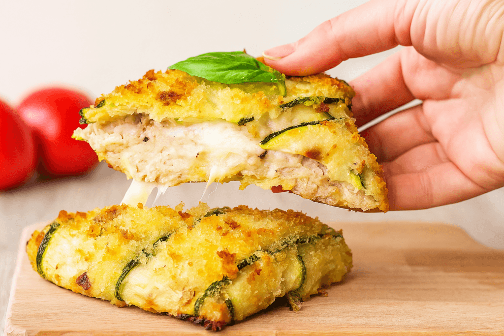 Questi fagottini di zucchine cheto (solo 99 kcal), non sembrano per niente light: li hanno divorati a cena!