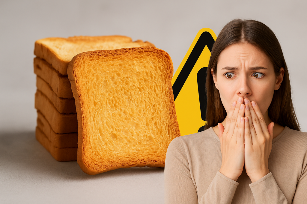 E’ allerta in questo supermercato, queste fette biscottate richiamate dagli scaffali: trovate micotossine in grandi quantità!