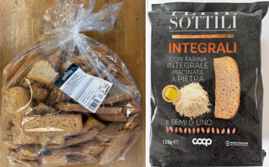 Fette biscottate richiamo