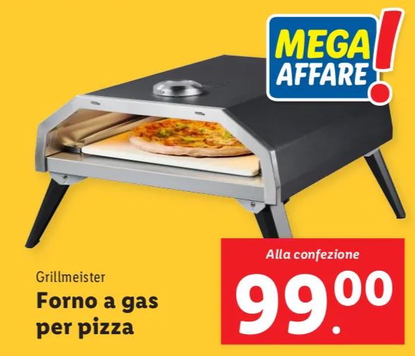 Forno a gas per pizza lidl