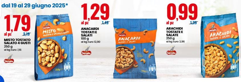 Frutta secca Eurospin