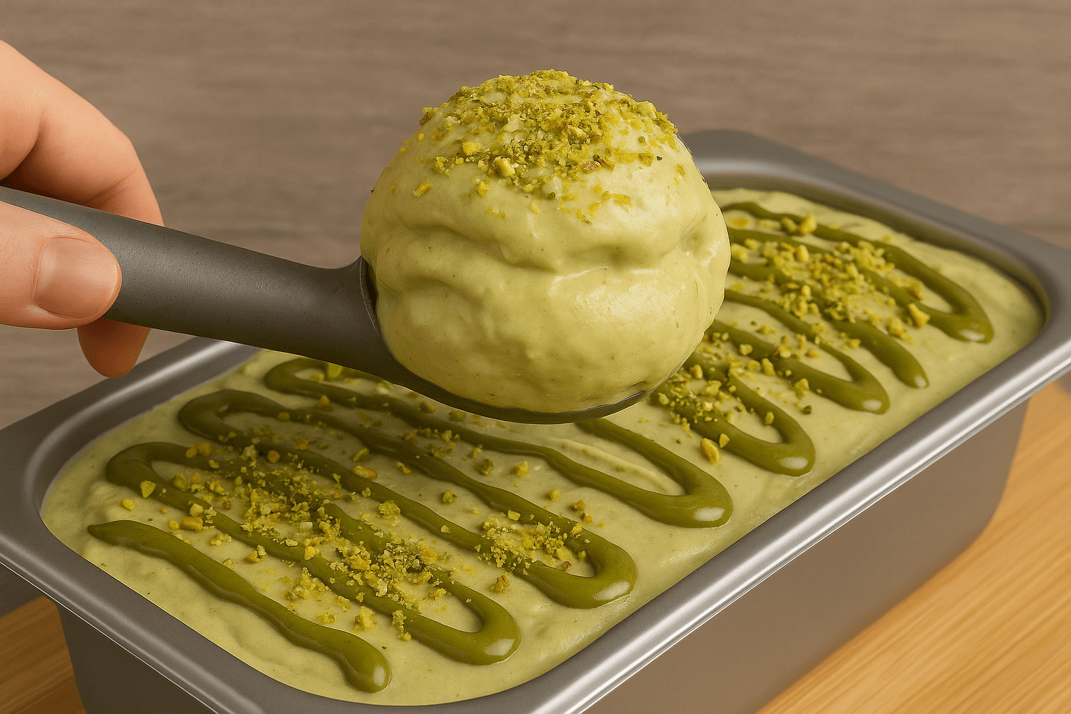Gelato al pistacchio