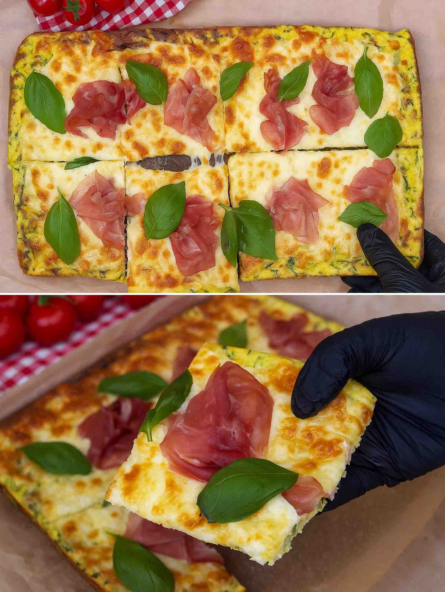 Pizza di zucchine