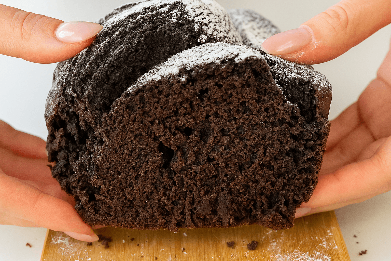 Plumcake all'acqua al cacao