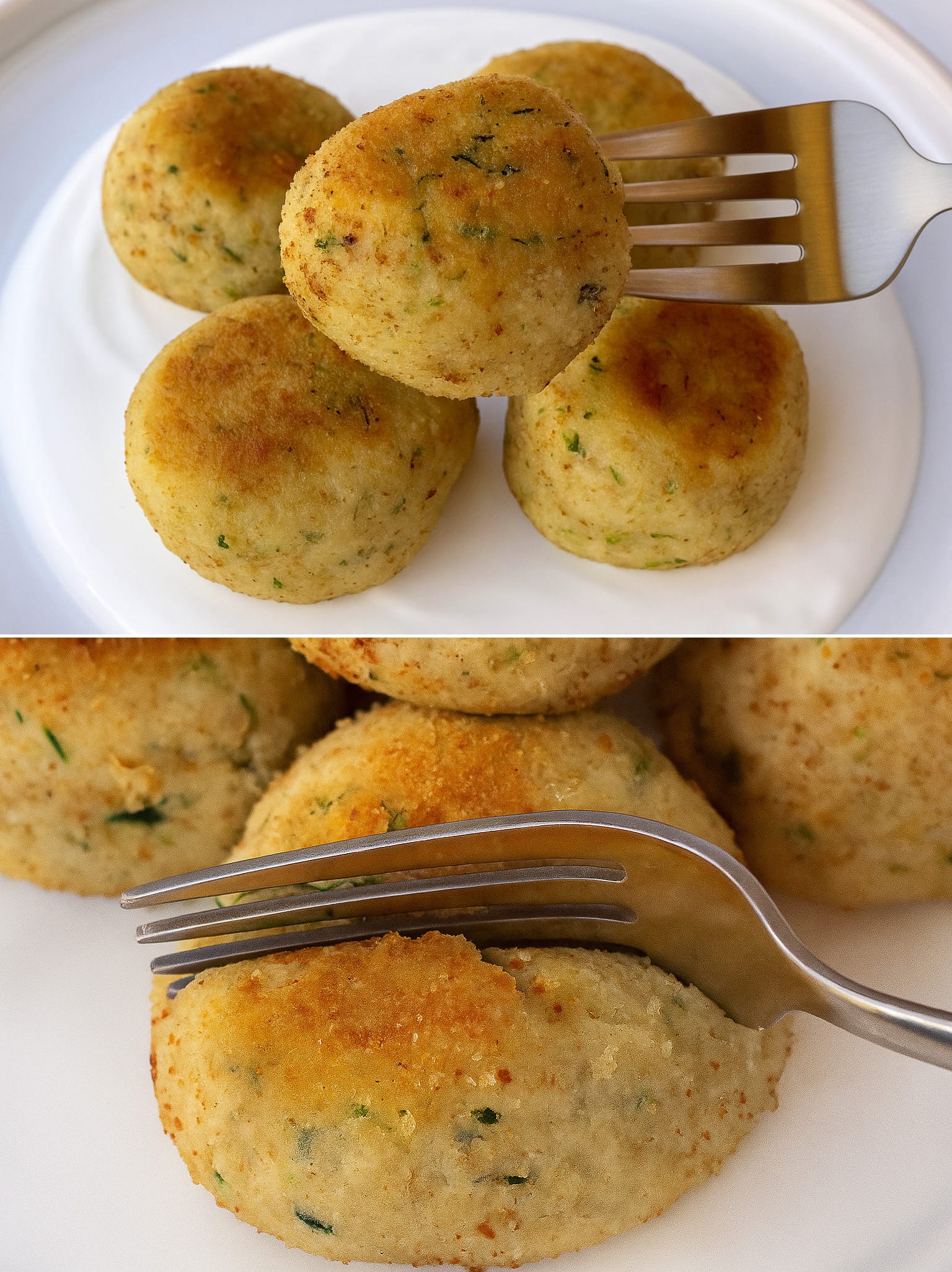 Polpetta di ricotta e zucchine