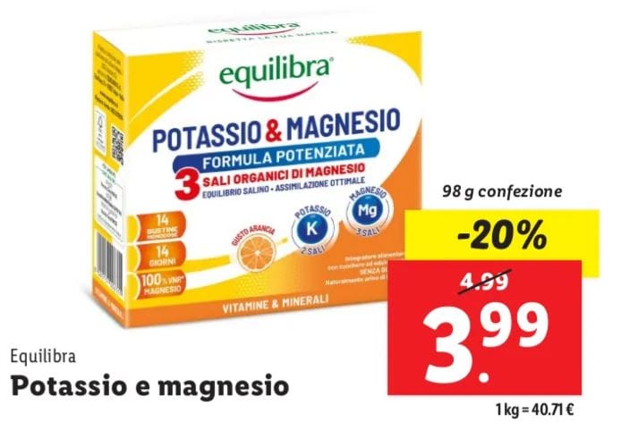 Potassio e magnesio equilibra lidl