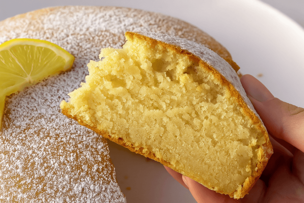 Questa torta al limone non ti gonfia: niente lattosio, niente zucchero e niente uova, non alza la glicemia ed è strabuona!