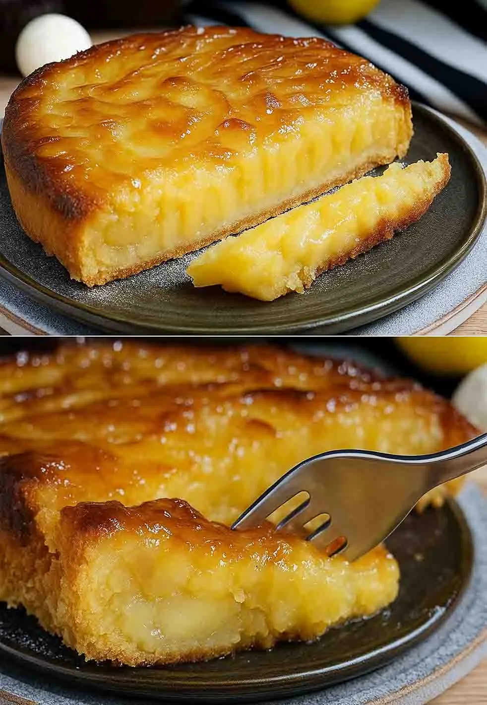 gâteau aux pommes et au citron