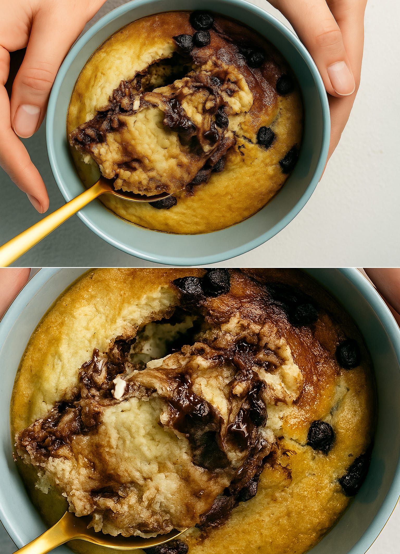 Torta in tazza yogurt e cioccolato