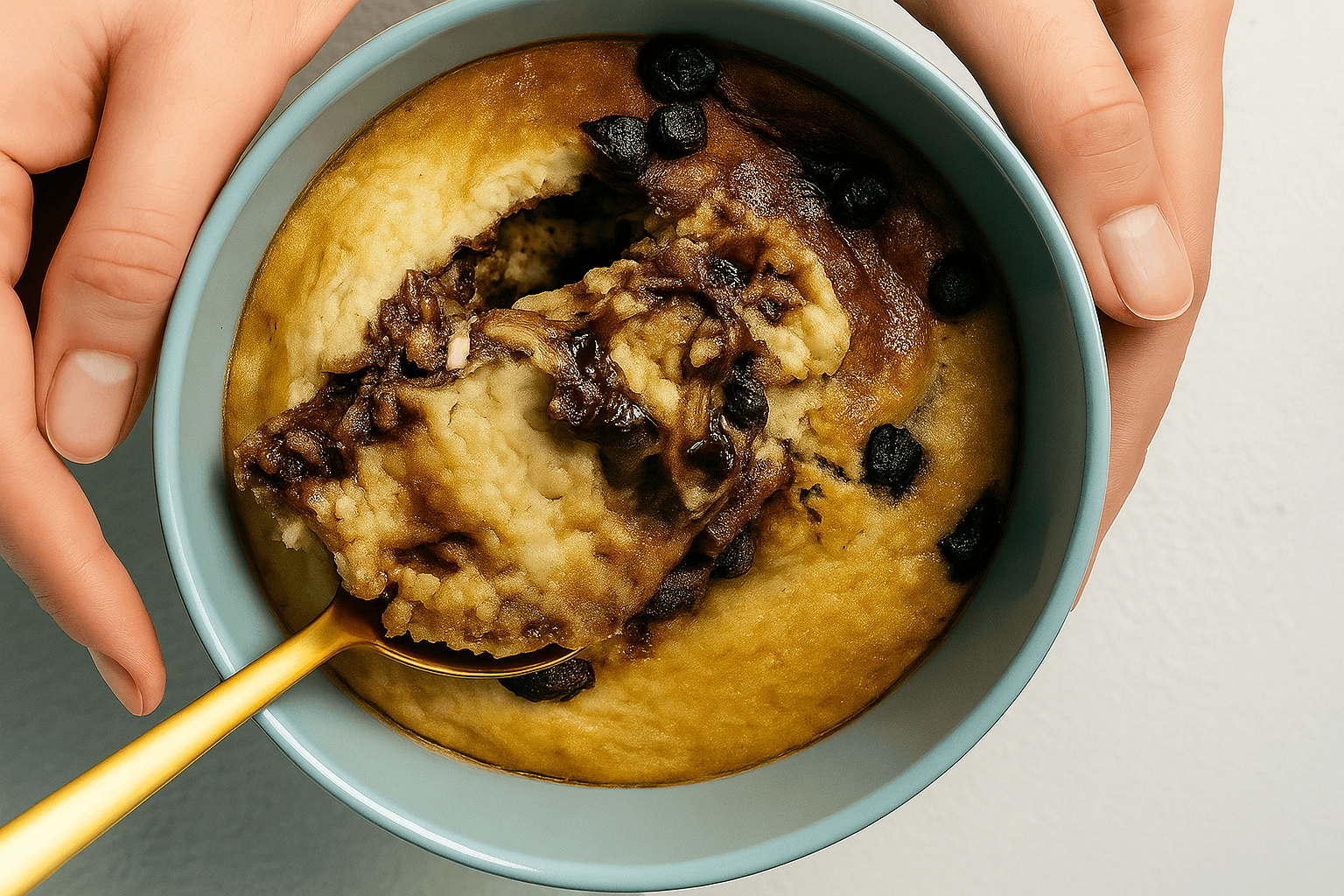 Torta in tazza yogurt e cioccolato