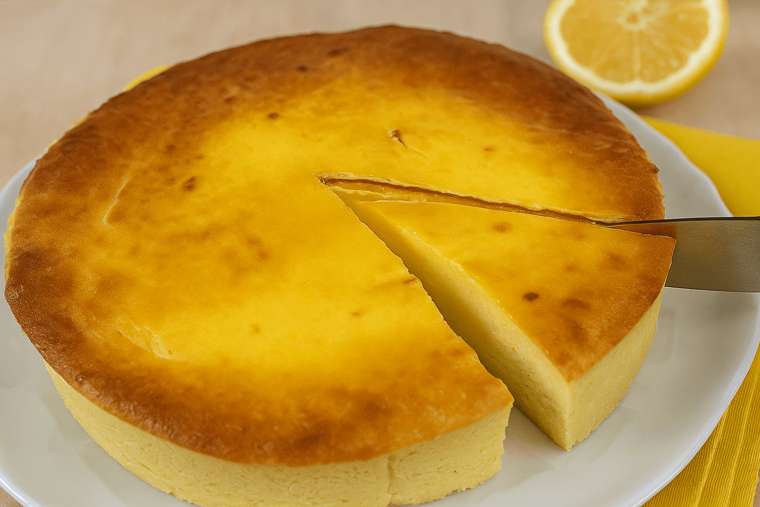 Torta ricotta e limone