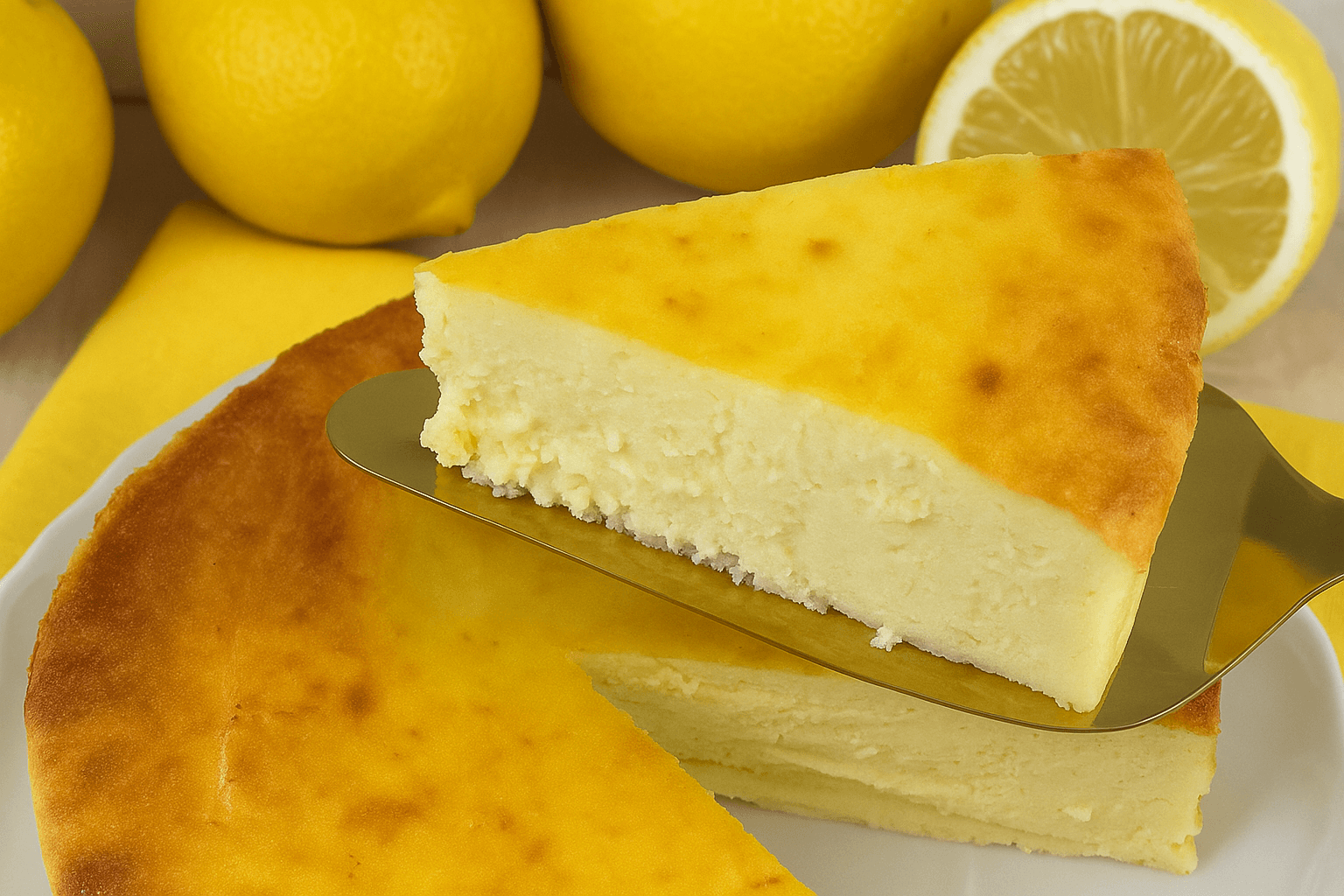 Torta ricotta e limone