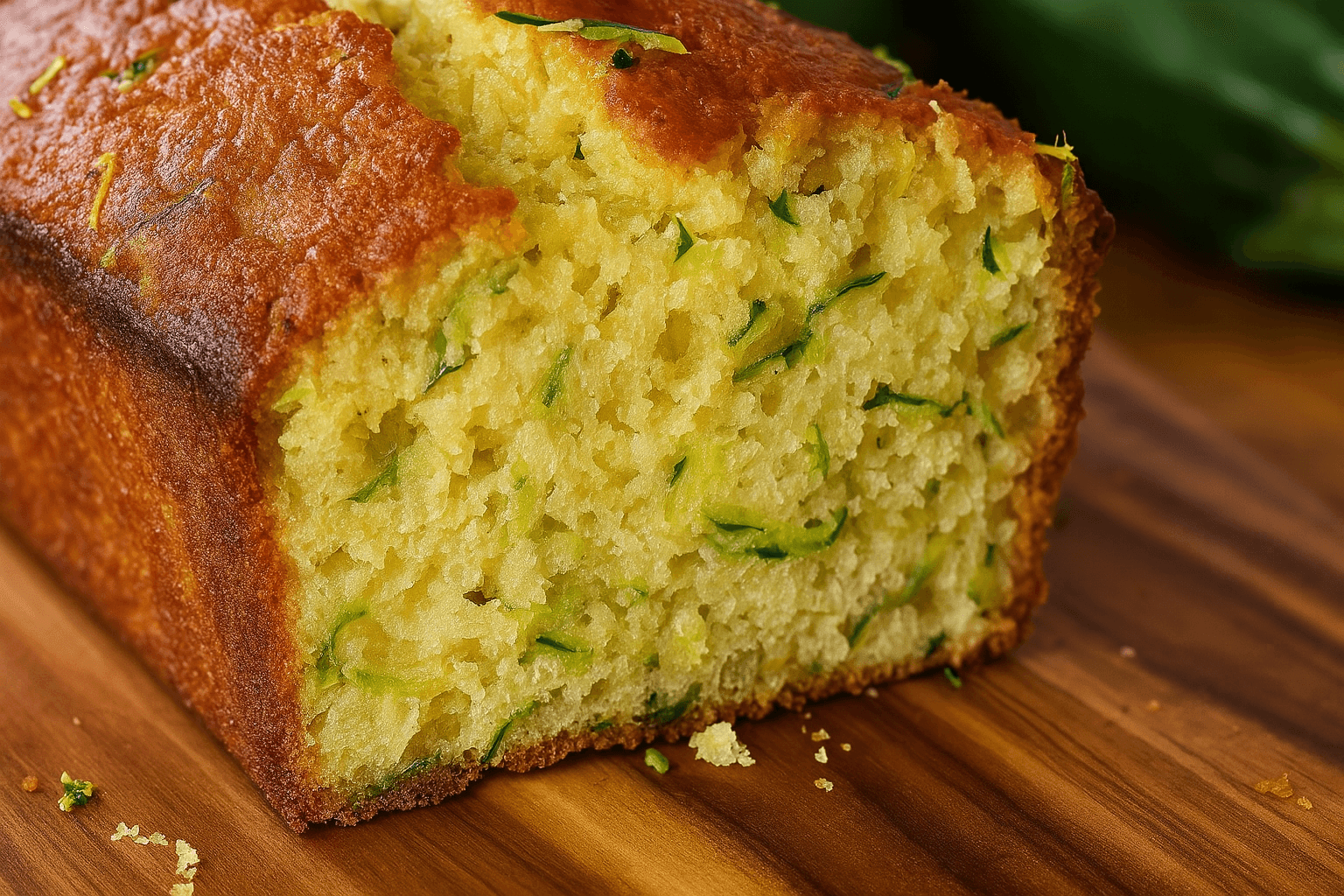Plumcake di zucchine e limone dolce