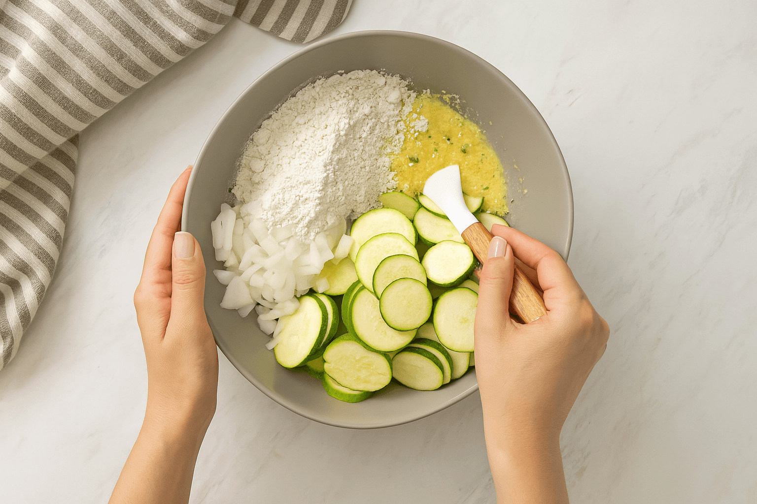 Torta salata di zucchine