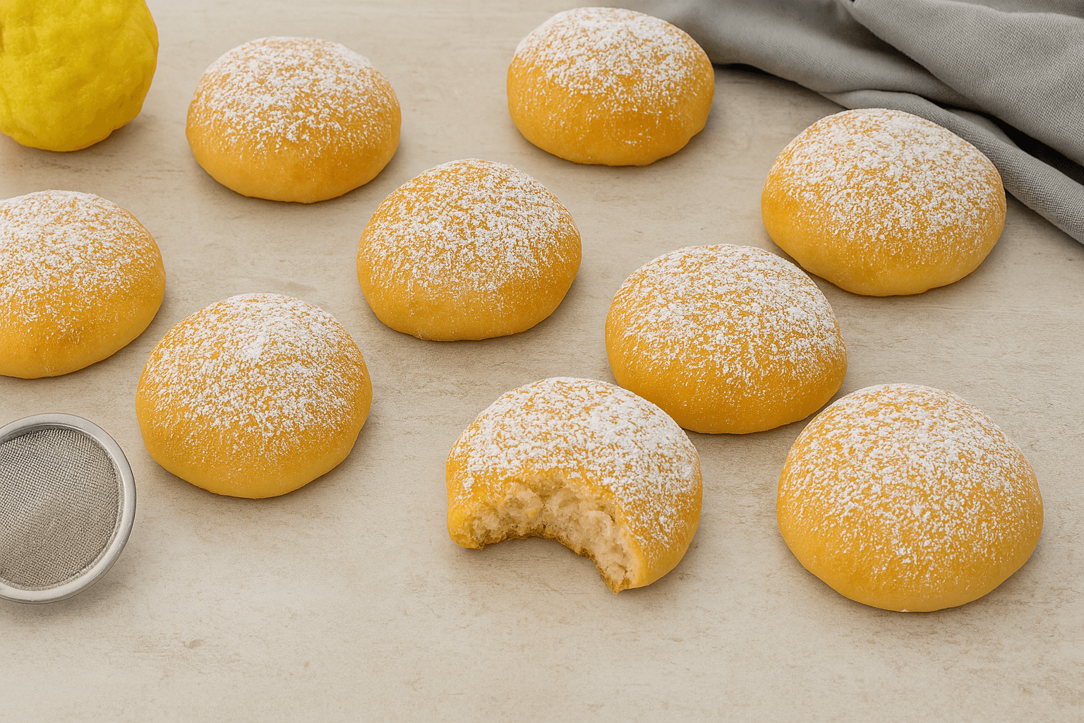 Biscotti di albumi e limone
