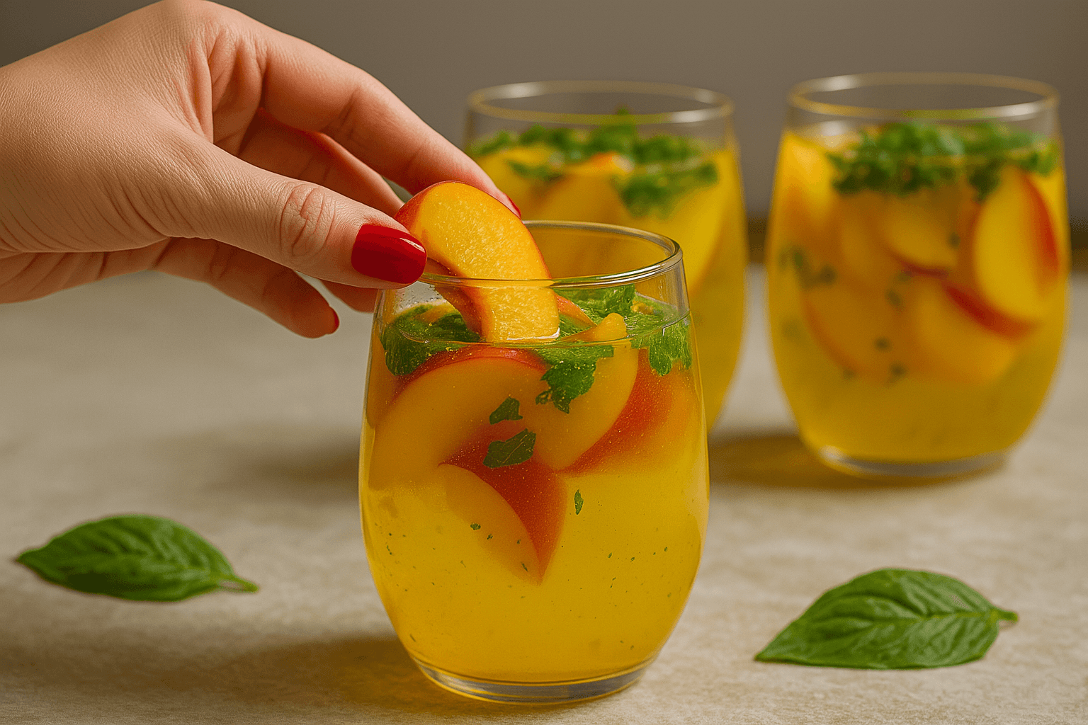 Limonata alle pesche
