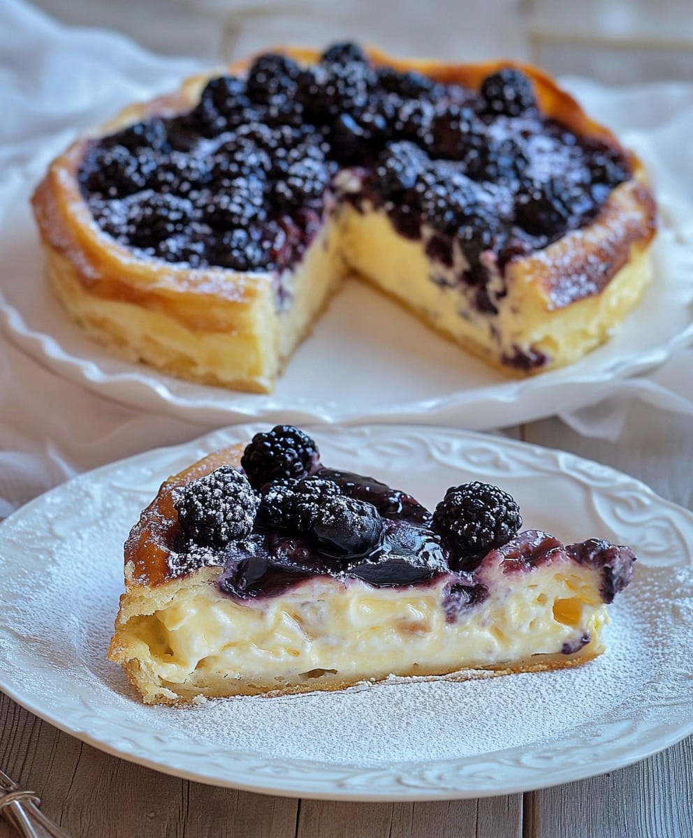 Torta ai mirtilli
