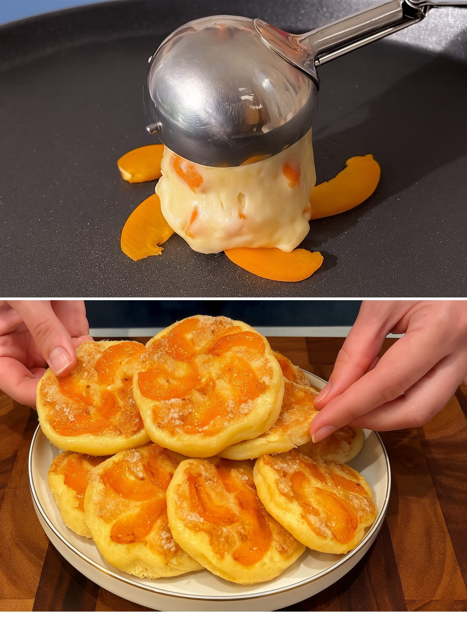 Pancake di albicocche
