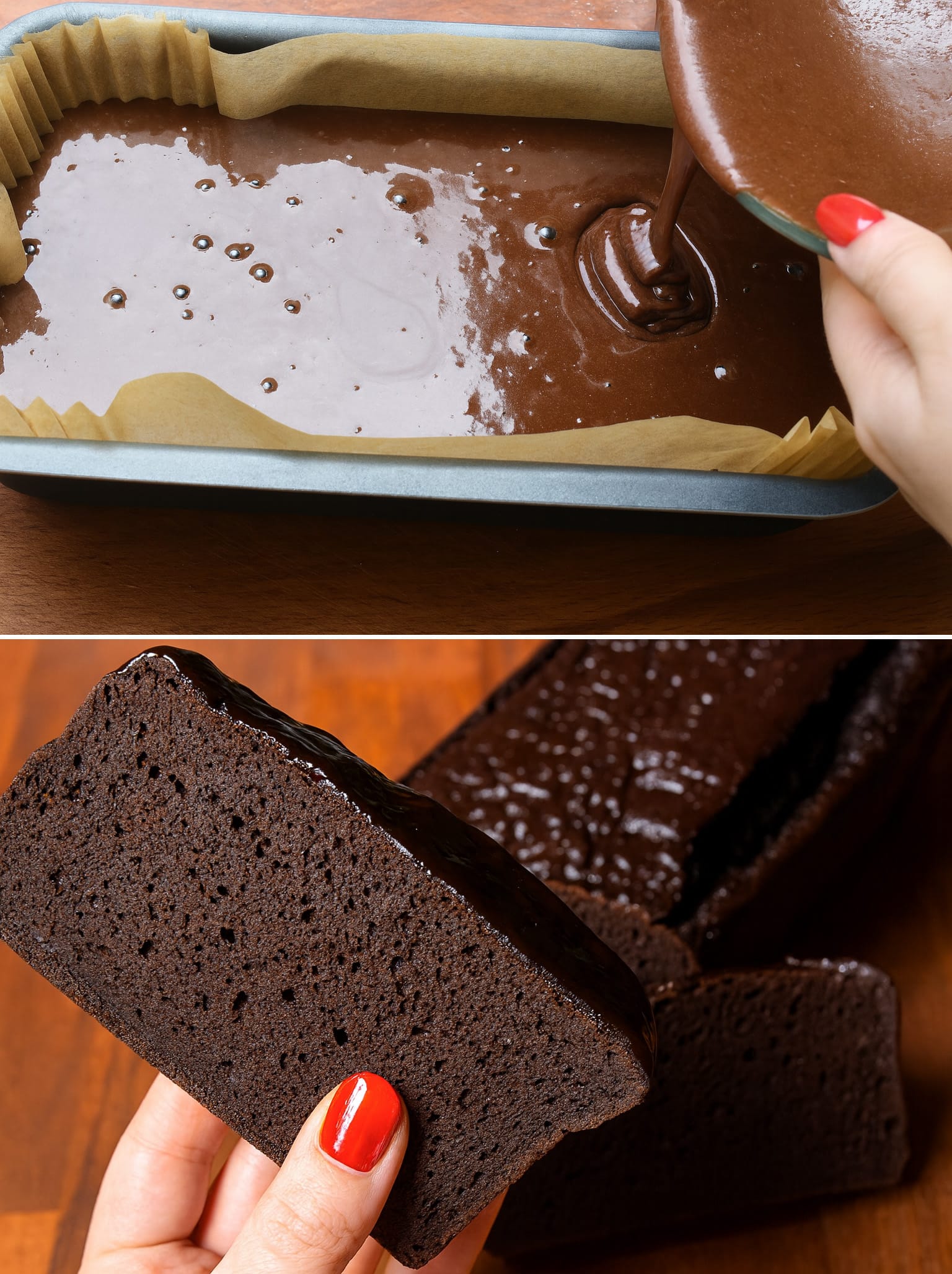 Plumcake al cacao e lenticchie