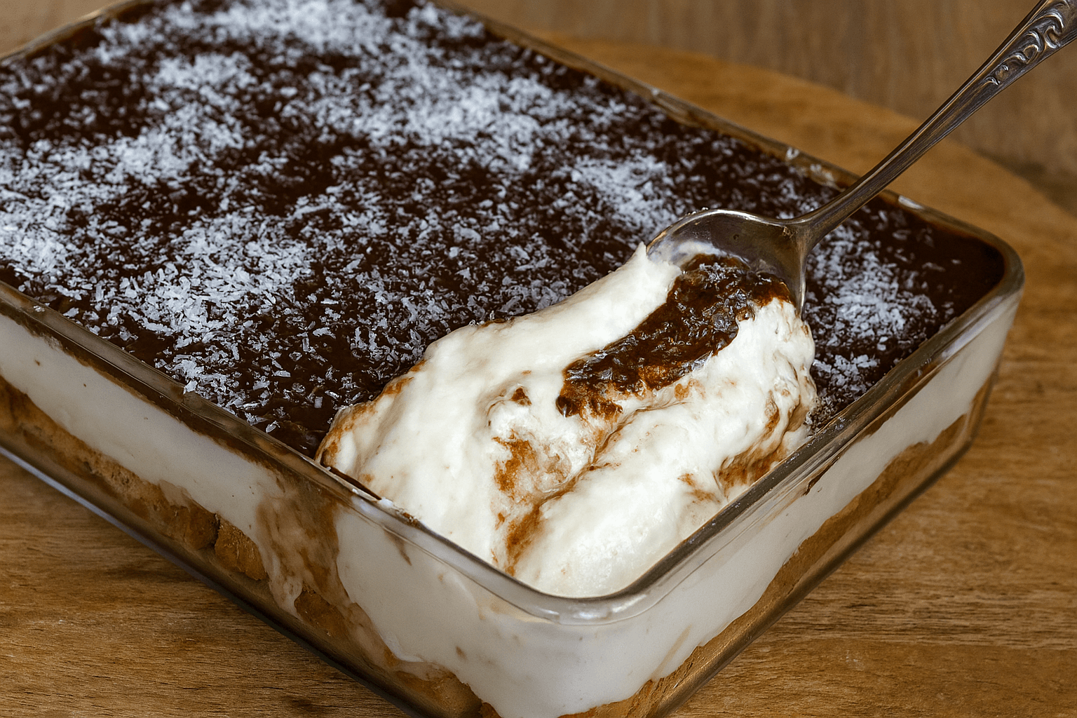 Dolce freddo al cocco e yogurt