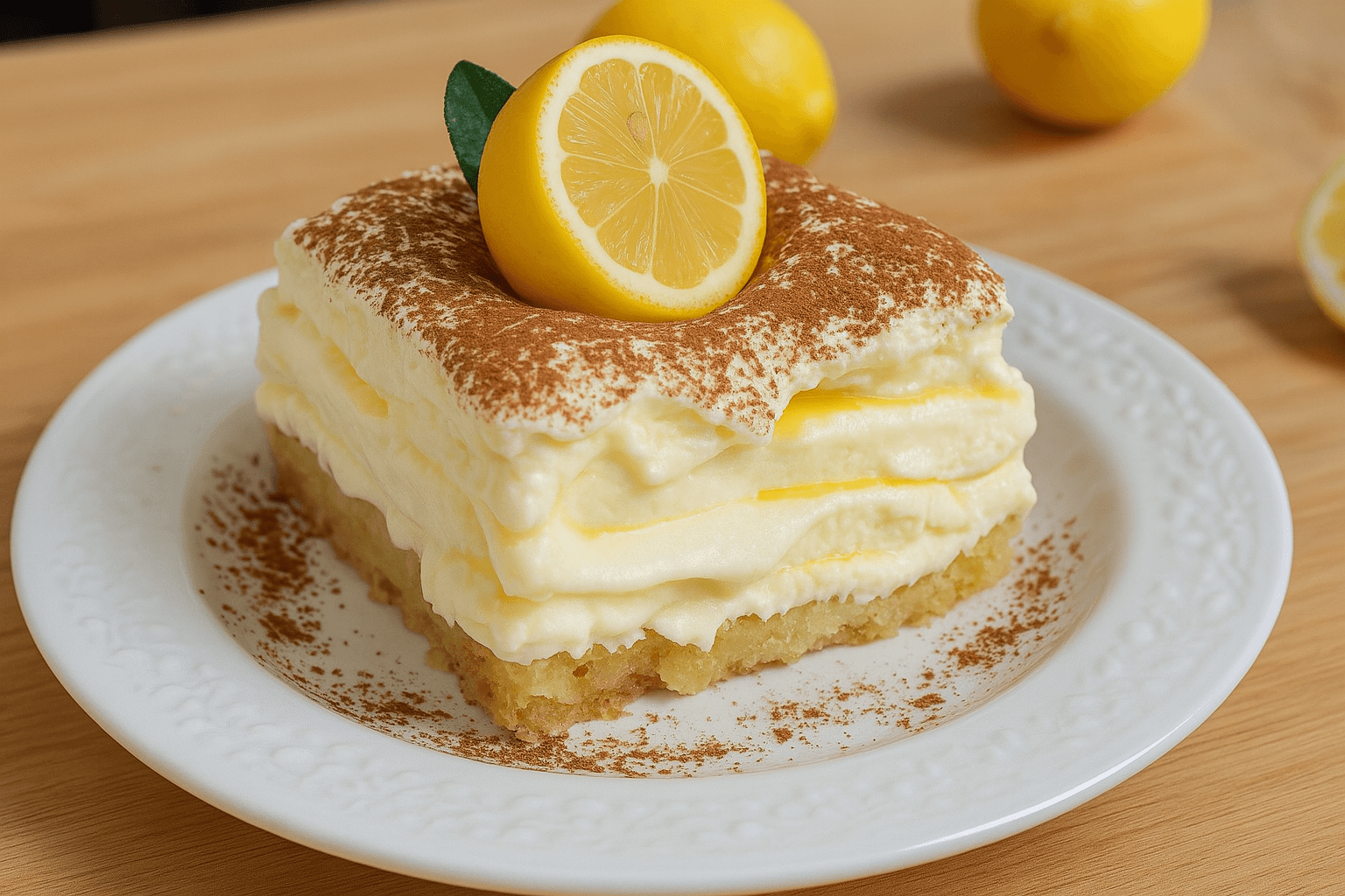 Tiramisù al limone